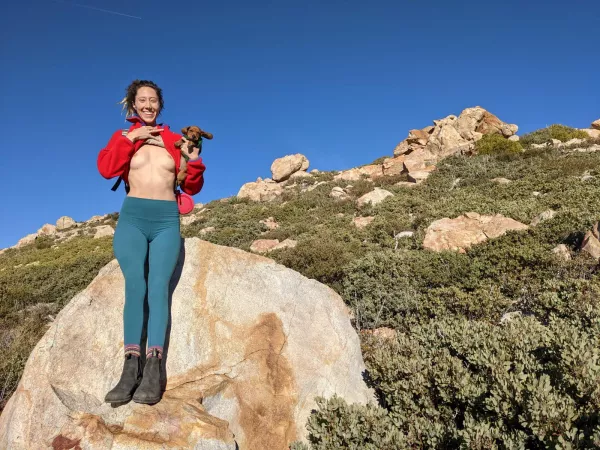 Beanies first climb 😋 by RainbowNiki