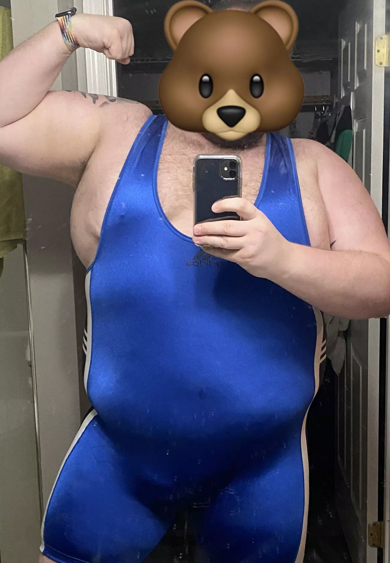 Bear guy and singlet fan here 🐻 posted by bear_flex