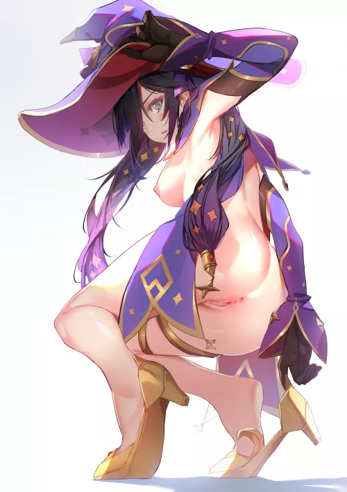 Beautiful art of Mona by BigTibbyGothGF_