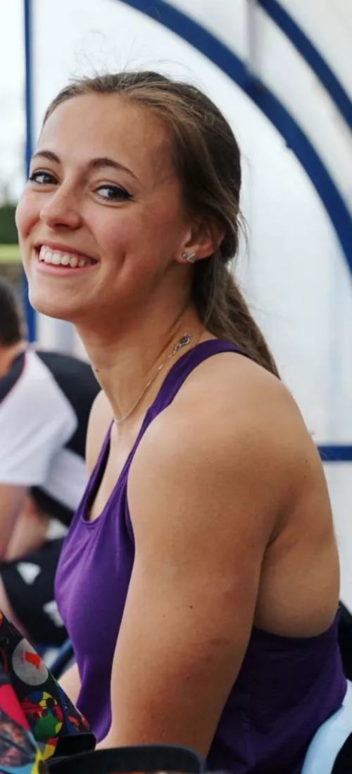 Beautiful, enchanting smile - Rani Rosius 🇧🇪 🏃 by AsteroidPoster