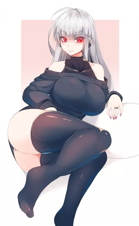 Beautiful girl with great curves by Henthigh_Senpai