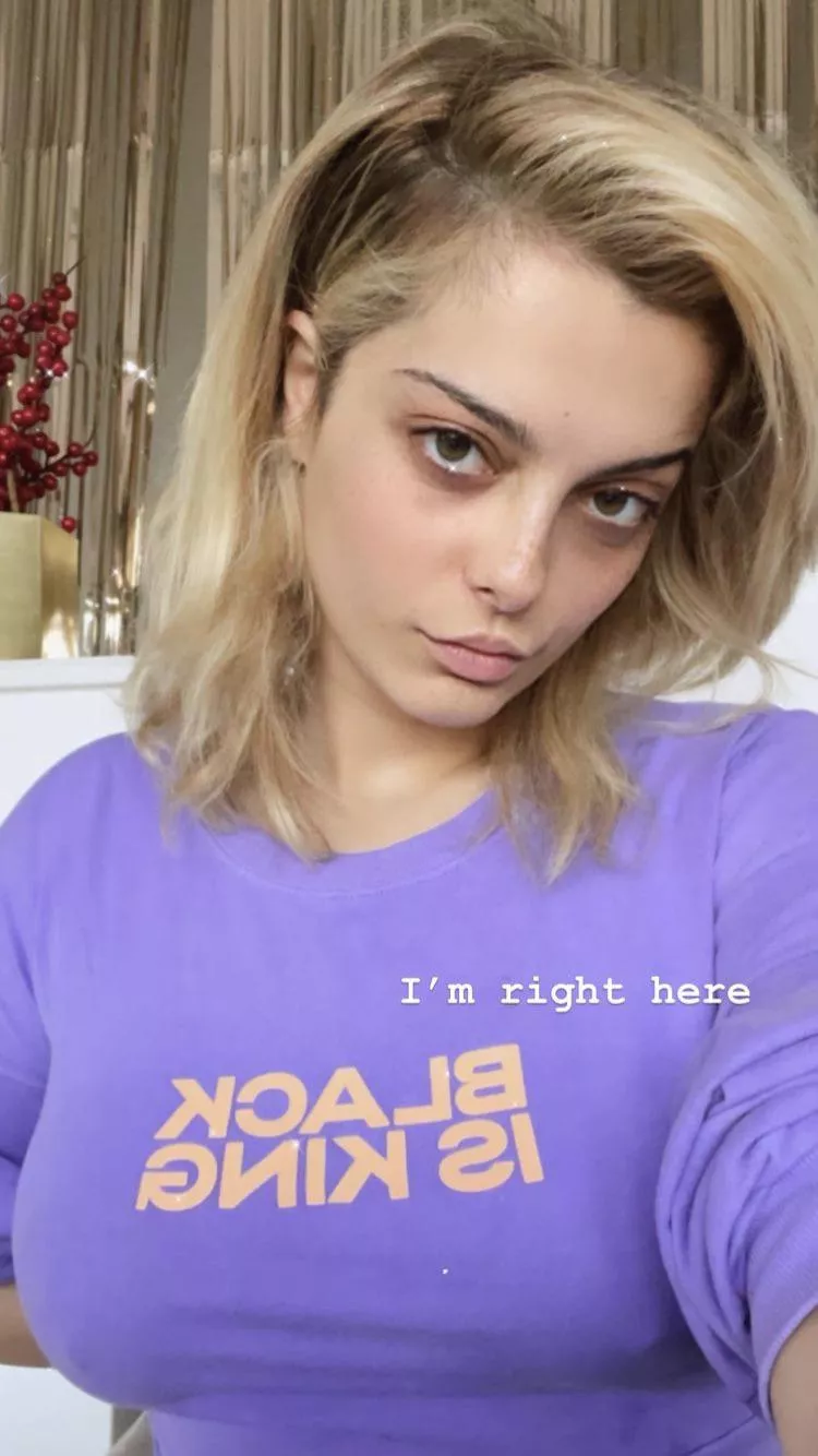 Bebe Rexha barely poking through posted by DJ21