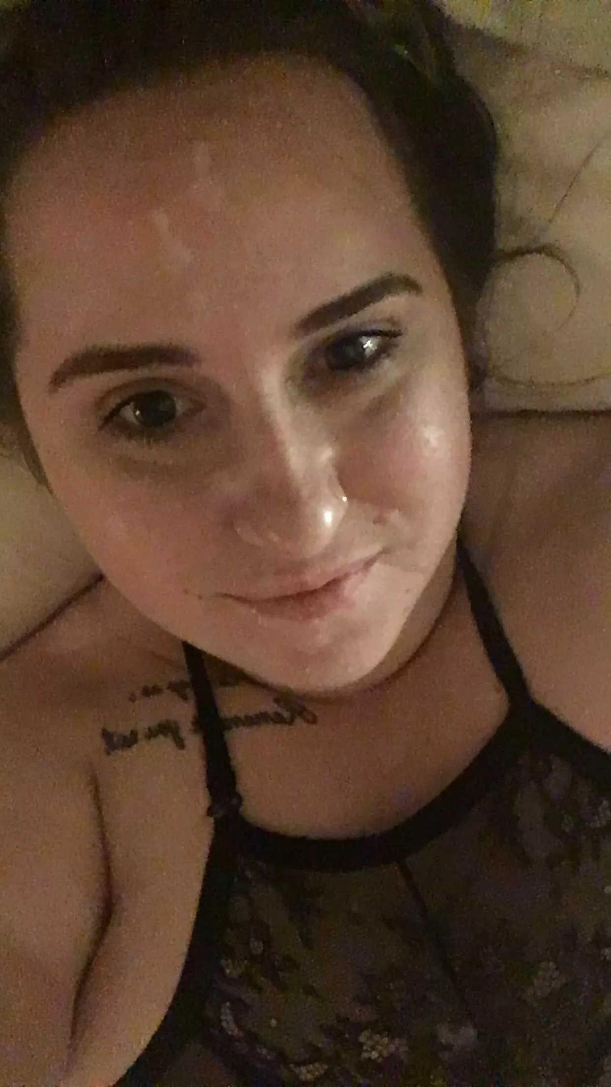 Because I look cute covered in cum posted by princess4daddyy