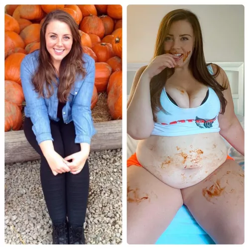 Becoming such a messy pig again🐷💕 by cjccannot