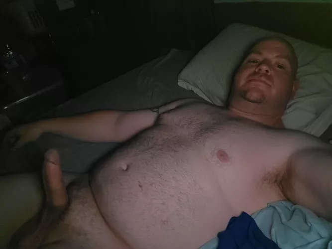 Bed time...wanna join me? by StrokingIt420