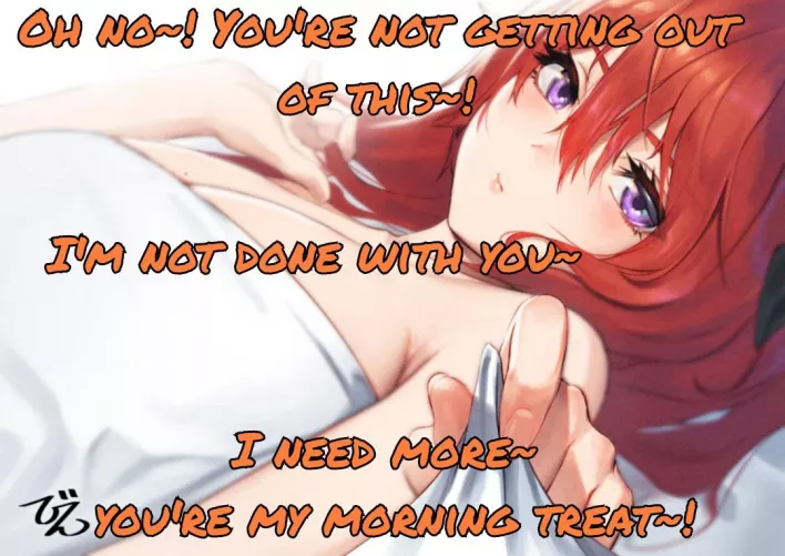 Bedtime ends when she says so! [Wholesome][Light Femdom][Implied sex] by CaptainAtinizer