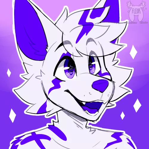 BEEEG smile~ (Art by me: @Fleurfurr on Twitter!!) by Fleurfurr