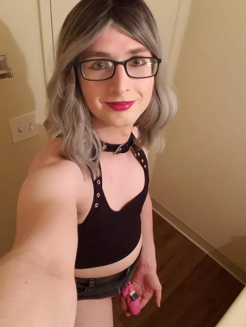 Been in chastity over a month, trying to beat my old record of 5 months! by sissysluy025