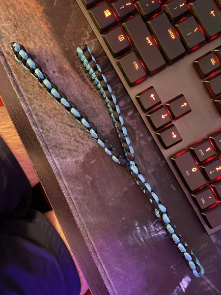 Been playing with knots…made this for playtime. What would this technically be called? by 12AngrySnowflakes