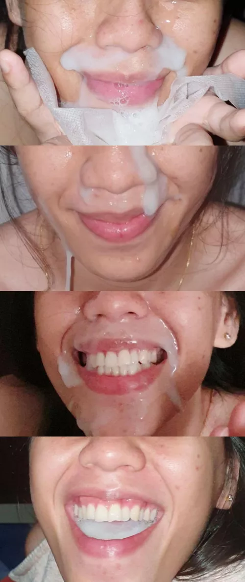 Been training my pet cumslut, this is her progress! by DiscConcert