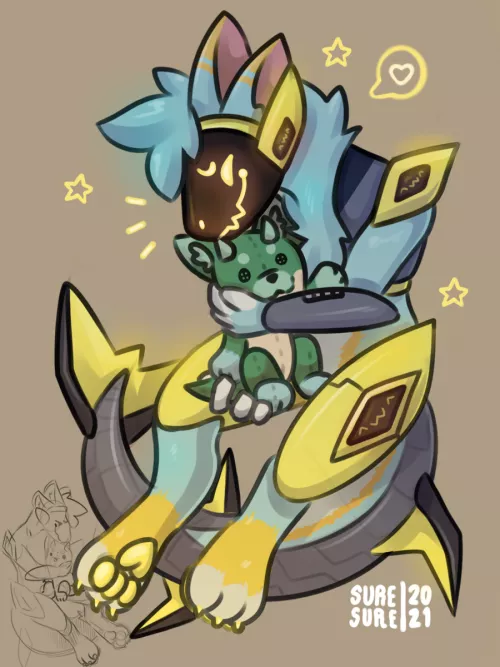 beep boop happy dude - art by me <3 by AguanteElPornoDeDoom