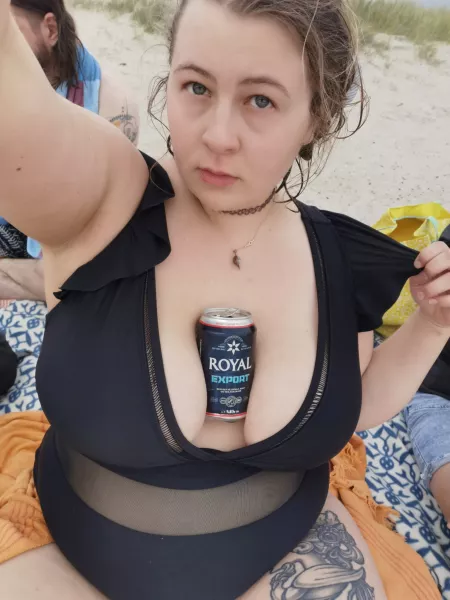 Beer at the beach... by Delphi_Ray