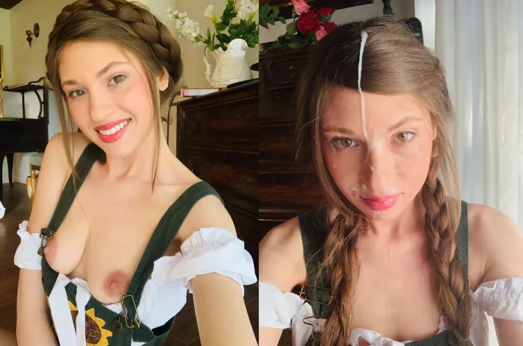 Before & After 😋💦 by annablossom