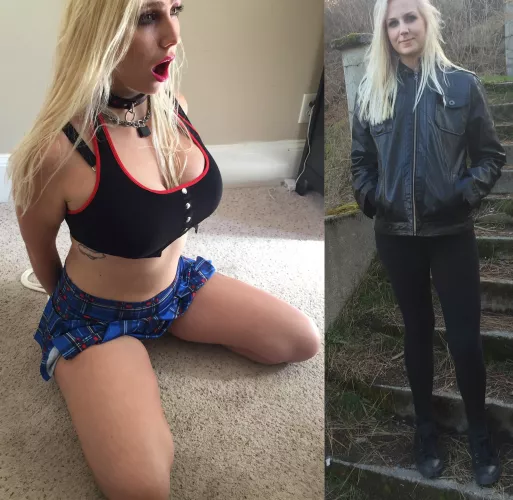 Before nad after. by amazonreprimand