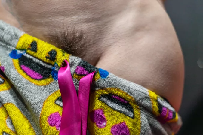 Before school pyjama pussy check [f] by EvaTheHuntress