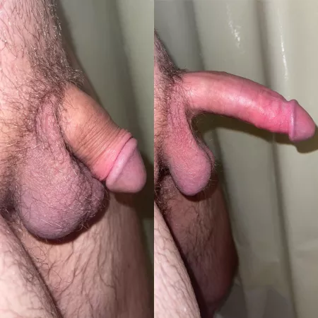 Before vs during my shower by alt-account-08