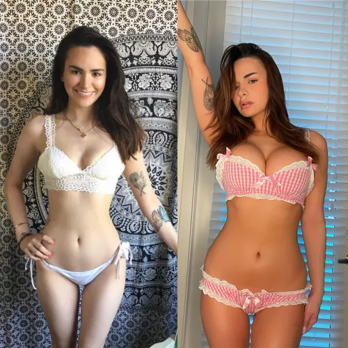 before was me battling bulimia and anoerxia and now m bimbo with recovery  by floodinsight