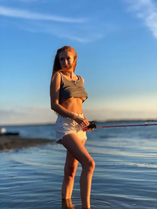 behold, a wild freckled ginger in her natural habitat by maddie_rose93