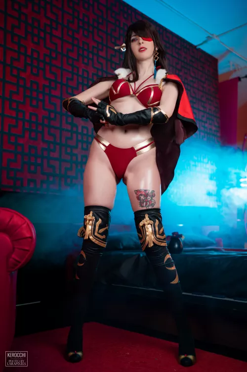 Beidou erocosplay by Kerocchi by kerocchi