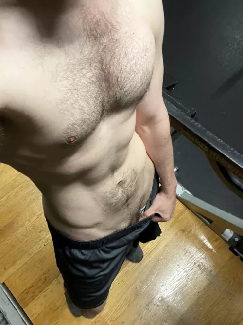 Being topless at the gym always gets me excited by Perththrow-away