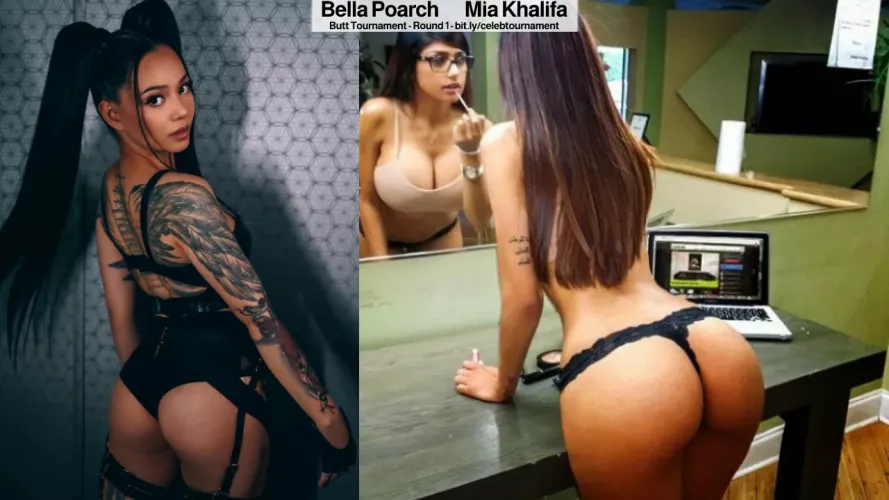 Bella Poarch or Mia Khalifa (Small Butt or Big Butt?) by lemosiii
