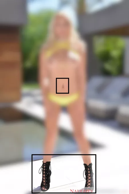 Belly button or shoes? by beta4blackdick