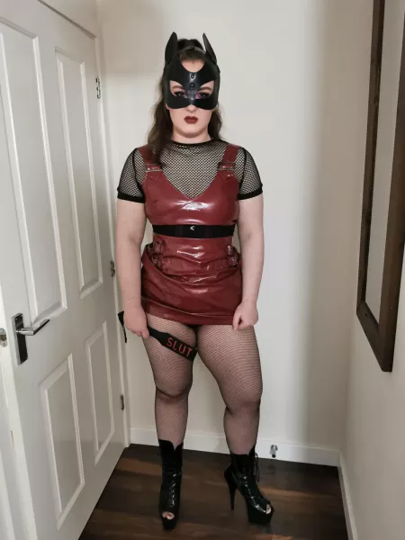 Bend over SLUT... so I can use my new paddle on your ass!! Everybody needs to know what you are! by MistressRedAngel_