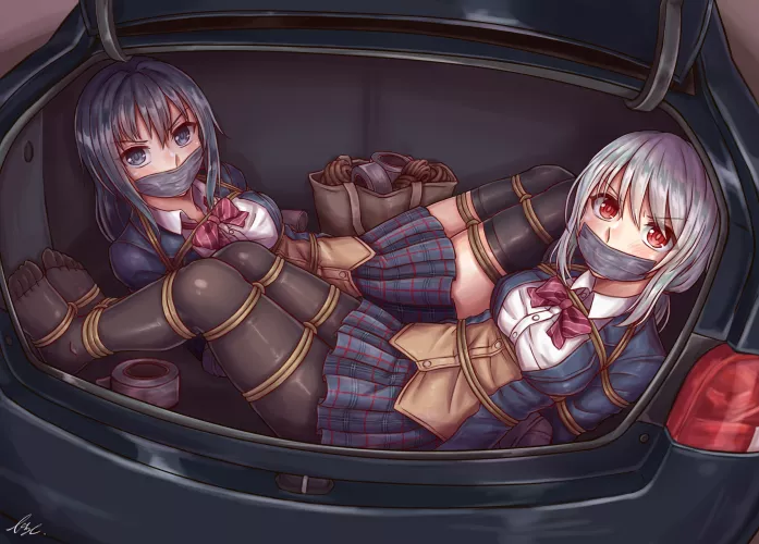 Best friends going for a long ride. by GaggedOtaku