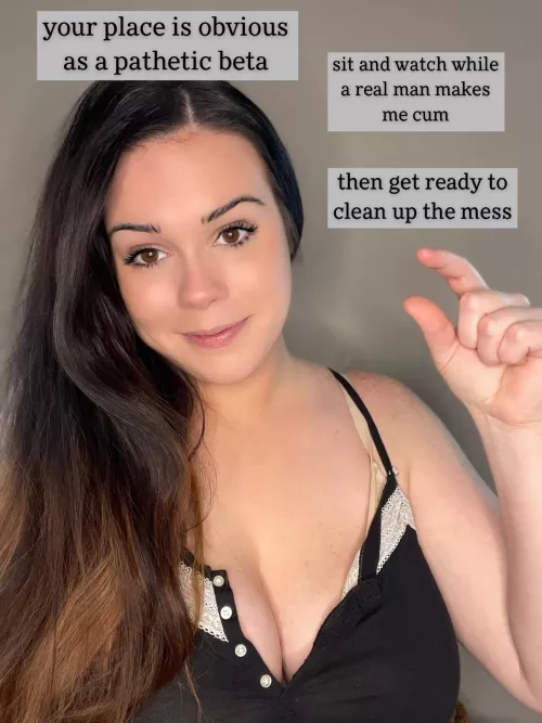 betas are for cleaning up after a real man by mrshumiliation