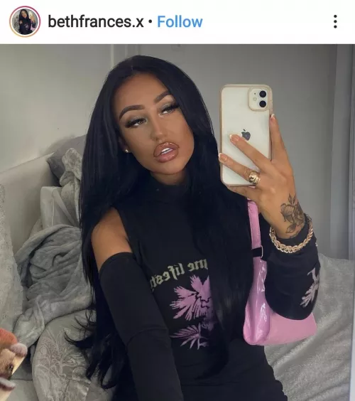 Beth is a dark haired bombshell by Englishgenttleman