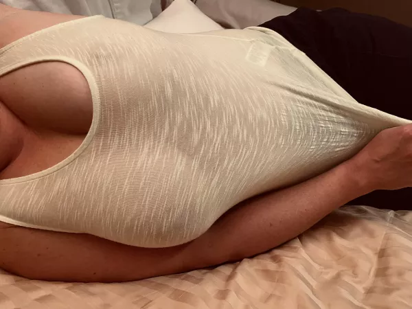 Better with no bra!!! by Milfy_Juggs