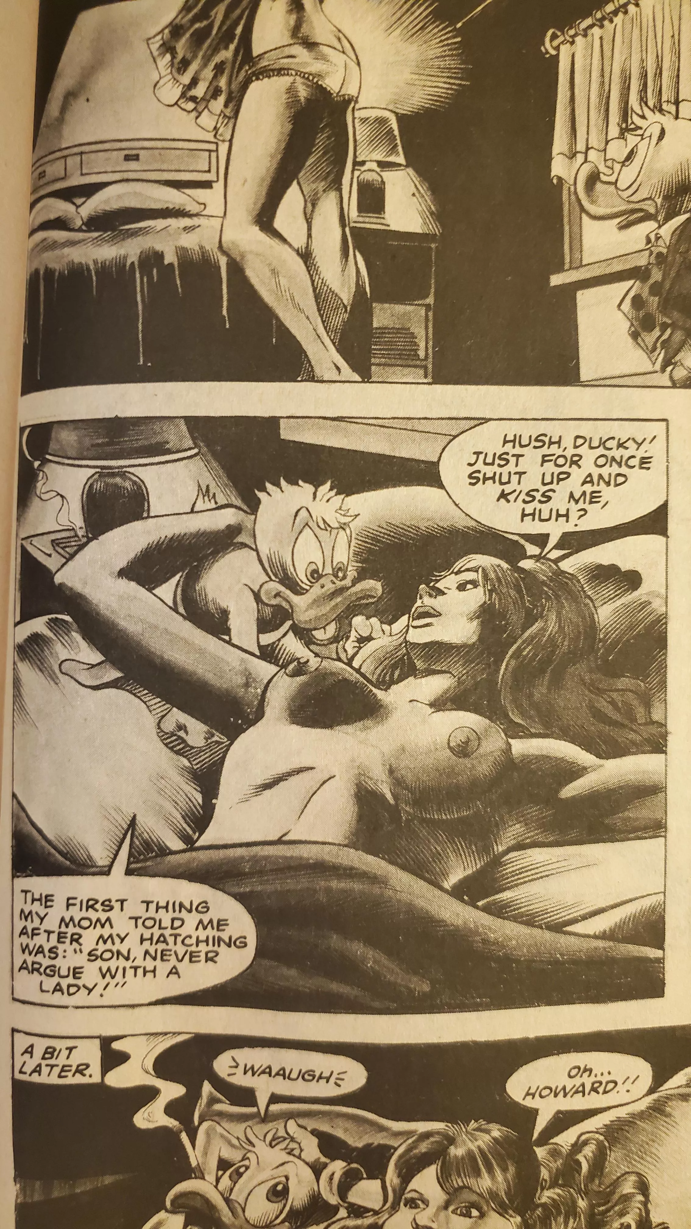 Beverly Switzler shows the plot of [Howard the Duck magazine #1 (1979)] posted by Atomic_Robo_Crew