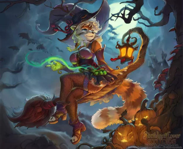 Bewitched (art by sixthleafclover) by retro_wolfe