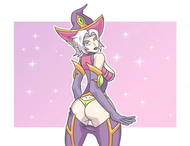 Bewitching Fiora (Blue Bat) by cumord