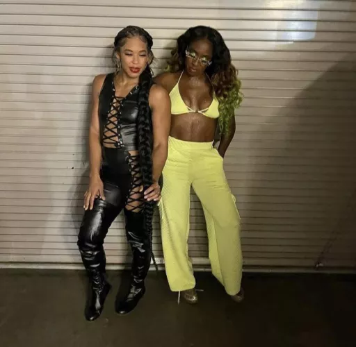 Bianca Belair and Naomi by xxtmoney619xx