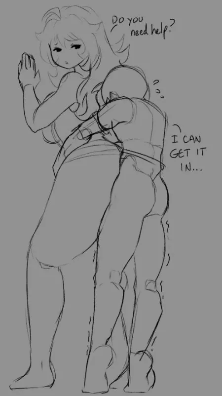 Big gf and smol bf by enrique_nav