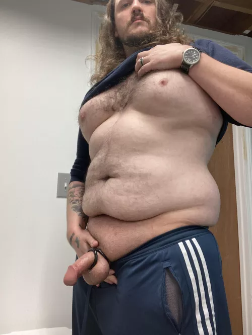 Big hairy dad hanging half mast. Tell me what you think. by takoyakisushi86