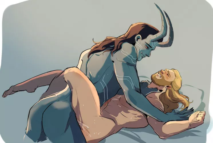 big jotun loki fucking thor by @chachaboro [Thor] by OutofContext1138