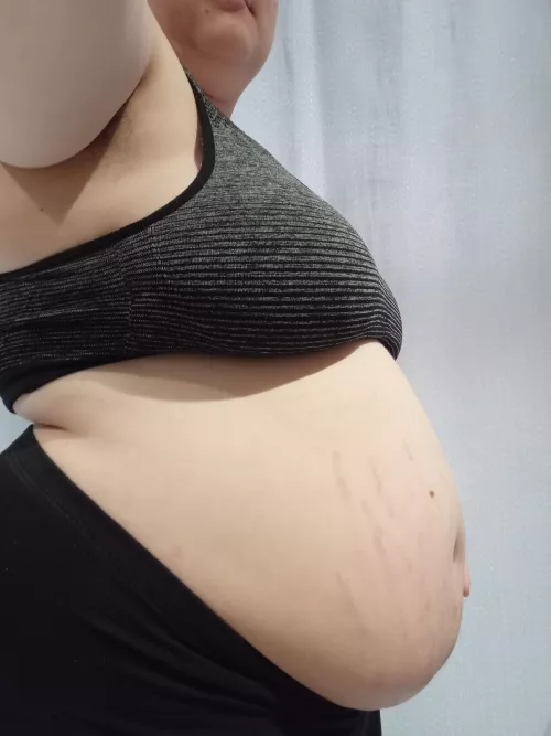 Big soft belly = more to play with, Am I right? 😜 by BustyBabey