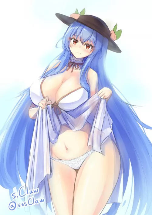 Big Tenshi Lingerie [oc] by s-Claw