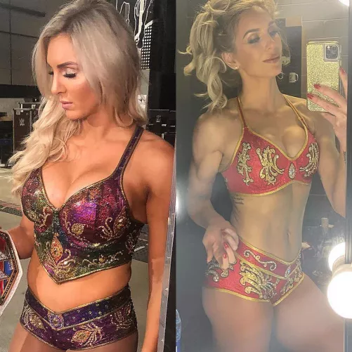 Big Titty vs. Small Titty Charlotte Flair | In gear by Status-Loss-91