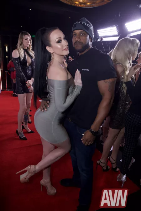Big Tre and Jennifer White at AVN Party by diamondpiecemag