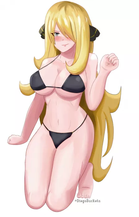 Bikini Cynthia(DiegoBucketz) by SpiderEmblem