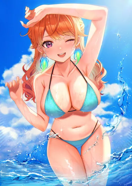 Bikini Kiara (Kura Noi) [Hololive] by FIuffMeDaddy_