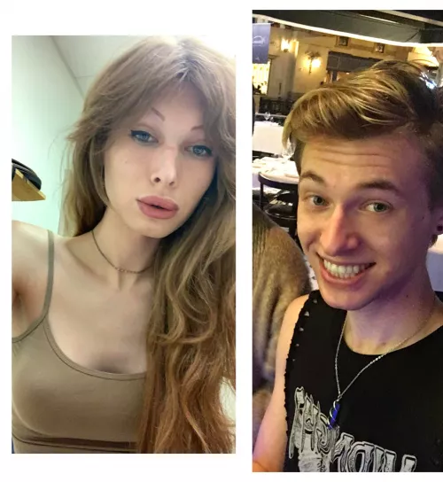 Bimbo progress! 4 yaers difference between photos. by urgedetermined