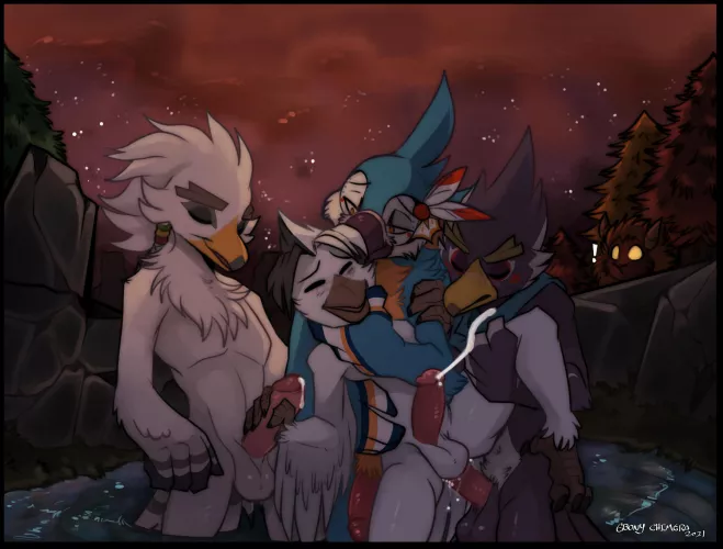 Birds of a Feather (Kayla-Na) by TangentYoshi