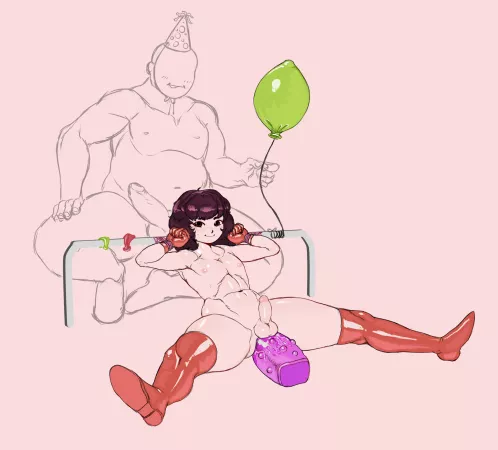 Birthday Boy! (art by me) by Glinswall