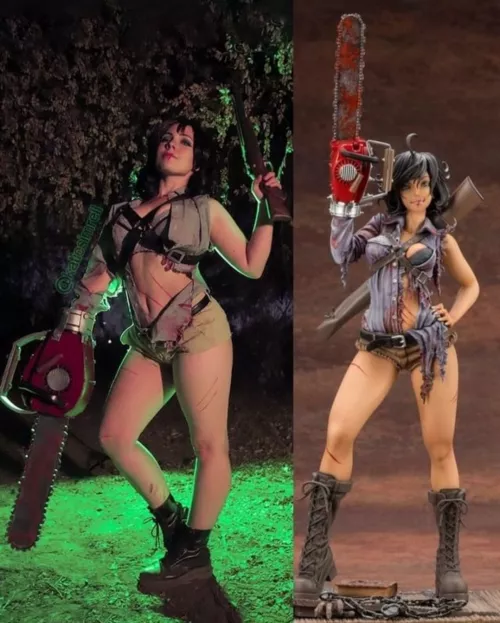 Bishoujo Ash Williams from The Evil Dead Series by simrell by simrell