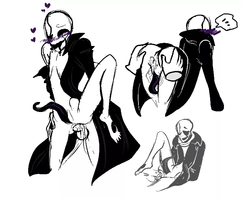 Bitch boy [gaster] artist unknown posted by funkopopsus