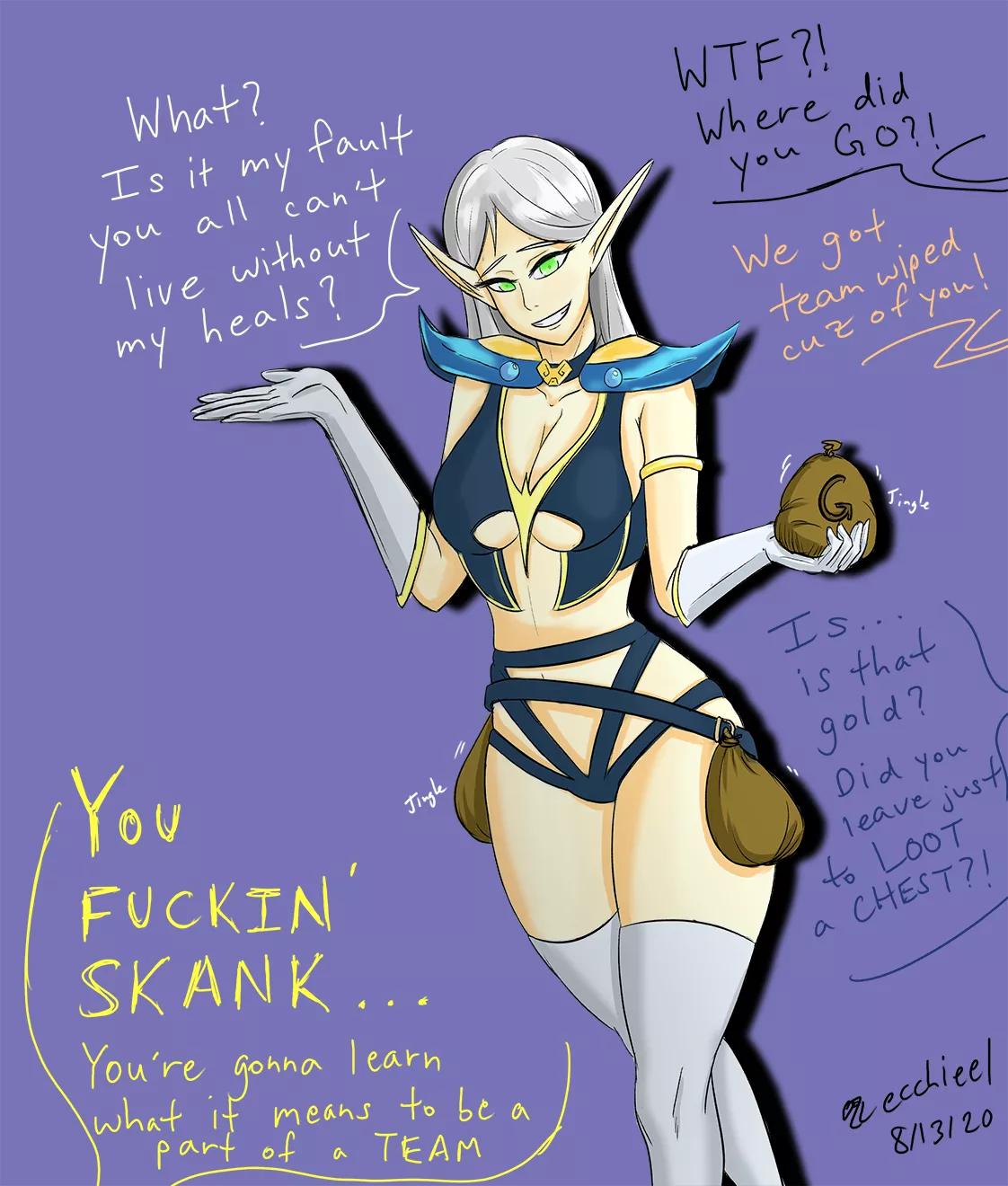 Bitchy Elf Healer Pt 1 posted by ecchi_eel